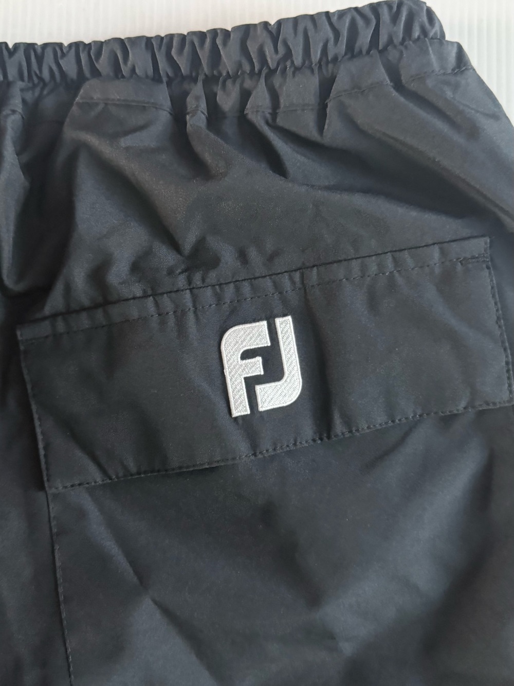 DryJoys by FootJoy Rain Golf Pants Mens L Waterproof Hydrolite Outerwear Black - Picture 5 of 11